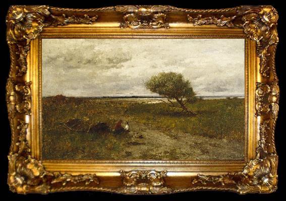 framed  Robert Swain Gifford The Coast of New England, ta009-2